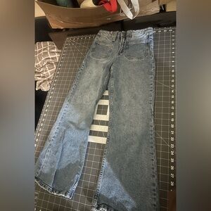 Zara Light Blue Flare Jeans